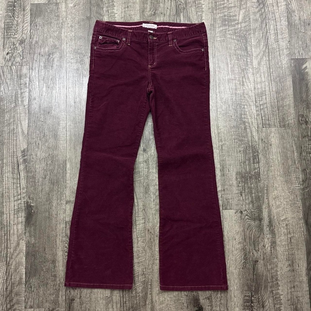 Vintage Y2K Aeropostale Low Rise Bootcut Flare Corduroy Pants 13/14